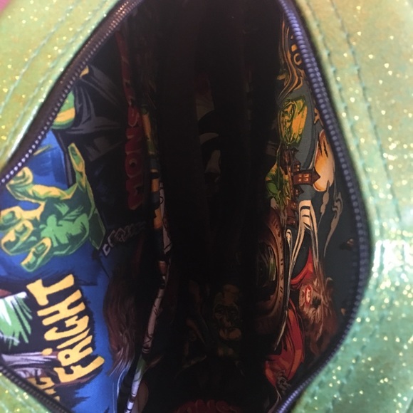 Love Pain and Stitches Frankenstein Pumpkin Bag - Picture 4 of 5